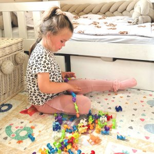 WOOPIE Klocki Konstrukcyjne z Przyssawkami - Zwariowane Zwierzaki 6