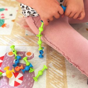 WOOPIE Klocki Konstrukcyjne z Przyssawkami - Zwariowane Zwierzaki 7