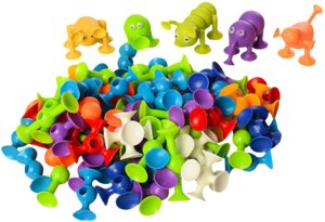 WOOPIE Klocki Konstrukcyjne z Przyssawkami - Zwariowane Zwierzaki 9