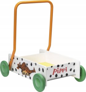Drewniany chodzik pchacz Pippi Langstrumpf, nauka chodzenia zabawka, dzieci 1