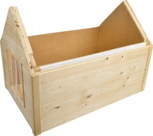 BUDA DLA PSA KOTA OCIEPLANA DWUSPADOWA XL WOODOK LEGOWISKO KOLOR TEK 2