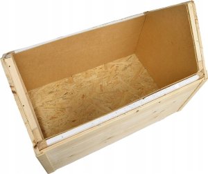 BUDA DLA PSA KOTA OCIEPLANA DWUSPADOWA XL WOODOK LEGOWISKO KOLOR mahoń 3