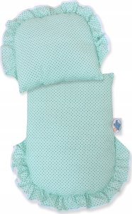 Poduszka rogal do karmienia fasolka rozbieralna - Słonie różowe 5