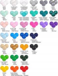 Suchy basen minky H-40 cm z piłkami 200szt.- jasnoszary 15