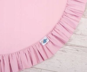 Mata do zabawy z falbanką- różowa 5