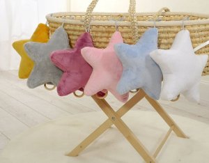 Pozytywka gwiazdka dla niemowląt minky - niebieska 2