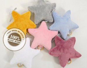 Pozytywka gwiazdka dla niemowląt minky - niebieska 3