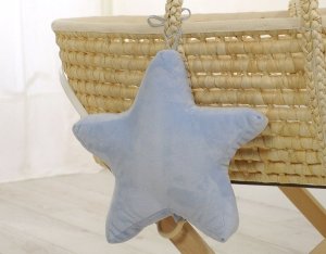 Pozytywka gwiazdka dla niemowląt minky - niebieska 7