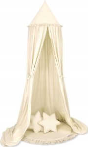 Mata do zabawy z falbanką- kremowy 3