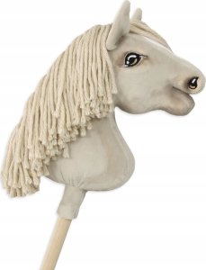Hobby Horse Mały koń na kiju Premium - cremello A4 6