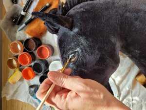 Hobby Horse Mały koń na kiju Premium - kary A4 2