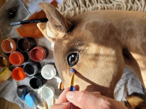 Hobby Horse Mały koń na kiju Premium - izabelowaty A4 2