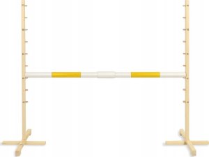 Przeszkoda skokowa do Hobby Horse 160cm, h-120 cm, belka żółta 1