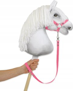 Uwiąz dla Hobby Horse z taśmy - różowy 1