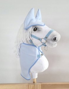 Zestaw dla Hobby Horse A3: derka + nauszniki - jasny niebieski 1