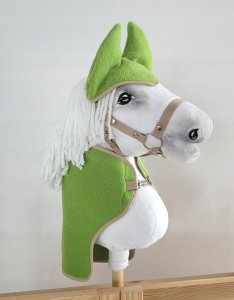 Zestaw dla Hobby Horse A3: derka + nauszniki - jasny zielony 1