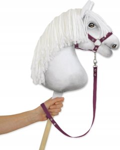 Uwiąz dla Hobby Horse z taśmy - śliwkowy 1