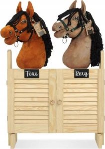 Duża podwójna stajnia Hobby Horse z drzwiczkami 1