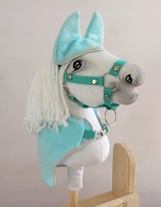 Zestaw dla Hobby Horse A4: derka + nauszniki - jasna mięta 1