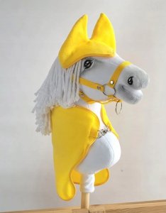 Zestaw dla Hobby Horse A3: derka + nauszniki - żółty 1