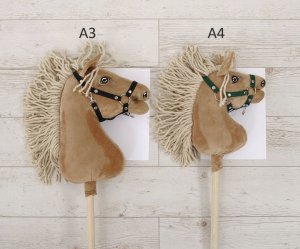 Tootiny Hobby Horse Duży koń na kiju Premium - fryz koń fryzyjski II A3 4