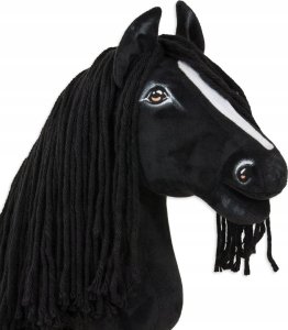 Tootiny Hobby Horse Duży koń na kiju Premium - fryz koń fryzyjski II A3 5