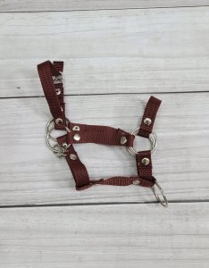 Zestaw do Hobby Horse: kantar A3 + uwiąz ze sznurka - brązowy 2
