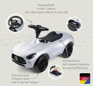 Big BIG Bobby Car Jeździk Mercedes AMG GT 9