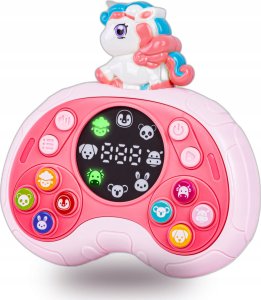 Zabawka Na Pamięć KONTROLER NIEBIESKI Gamepad Edukacyjna gra dla dzieci Pad Konsola Memory 16 klawiszy 7