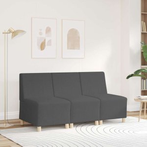 vidaXL Sofa Fotel Ciemnoszary 55 cm Tkanina Corduroy 3