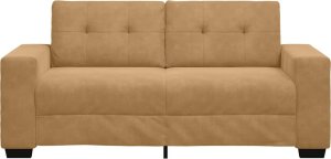vidaXL Sofa dwuosobowa, brązowa, 140 cm, aksamit 4