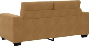 vidaXL Sofa dwuosobowa, brązowa, 140 cm, aksamit 6