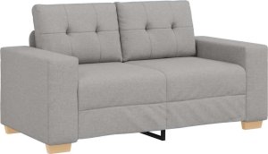 vidaXL Sofa dwuosobowa, szara chmurowy, 120 cm, tkanina 2