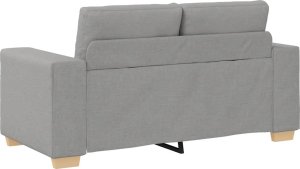 vidaXL Sofa dwuosobowa, szara chmurowy, 120 cm, tkanina 6