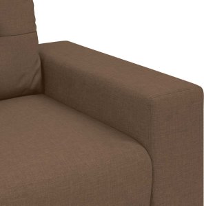 vidaXL Fotel, brązowy, 59 cm, obity tkaniną 7