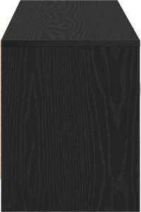 vidaXL Szafka pod TV, czarny dąb 102x30x37,5cm 7