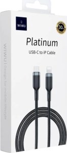 Kabel USB WiWU USB-C - Lightning 1.2 m Czarny 2