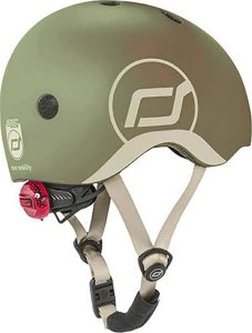 Scoot and Ride Kask dla dzieci 1-5 lat rozm. XXS-S, kolor: Olive 1