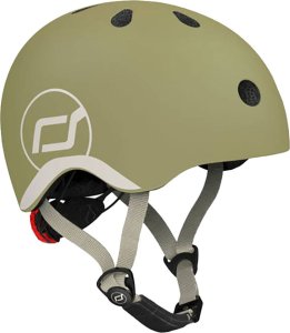 Scoot and Ride Kask dla dzieci 1-5 lat rozm. XXS-S, kolor: Olive 2