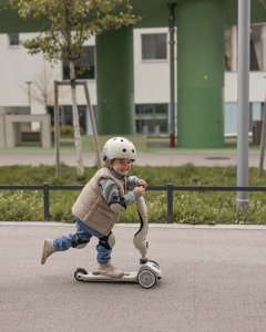 Scoot and Ride Ochraniacze dla dzieci, na rolki, wrotki, hulajnogę, rozm. S, kolor: Ash 17