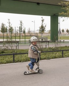 Scoot and Ride Ochraniacze dla dzieci, na rolki, wrotki, hulajnogę, rozm. XXS, kolor: Ash 17