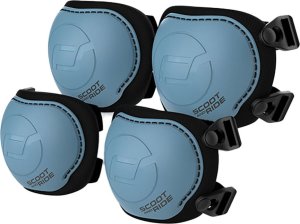 Scoot and Ride Ochraniacze dla dzieci, na rolki, wrotki, hulajnogę, rozm. S, kolor: Steel 3