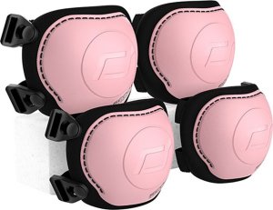 Scoot and Ride Ochraniacze dla dzieci, na rolki, wrotki, hulajnogę, rozm. S, kolor: Rose 4