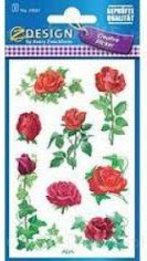 Avery Zweckform KWIATY NAKLEJKI Róża (54261) 1