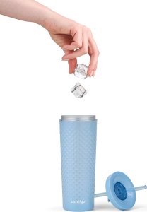 Kubek na wodę ze słomką Contigo AutoClose Tumbler - Glacier 4
