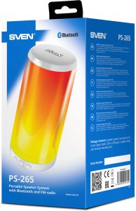 SVEN PS-265 głośnik przenośny / imprezowy Głośnik mono przenośny Biały 10 W 12
