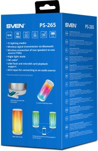 SVEN PS-265 głośnik przenośny / imprezowy Głośnik mono przenośny Biały 10 W 13