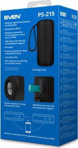 SVEN PS-215 głośnik przenośny / imprezowy Głośnik mono przenośny Czarny 12 W 13
