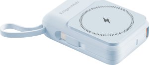 ML POWERBANK indukcyjny Kruger&Matz 10000 mAh Mag Safe z kablem niebieski 3