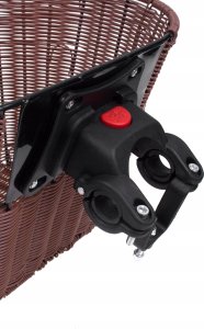 Kosz Verso SH-Z002 na kierownicę mocowanie click pleciony brązowy 350x250x260 Uniwersalny 5